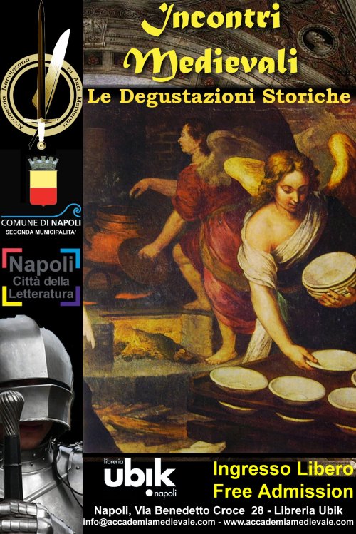 Locandina Degustazioni Storiche 01 (Primo ciclo: “A far ogni ragion di torte e bevicoccole”. All'origine della cassata siciliana.)